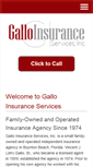 Mobile Screenshot of galloinsurance.com