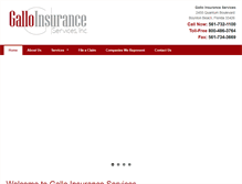Tablet Screenshot of galloinsurance.com